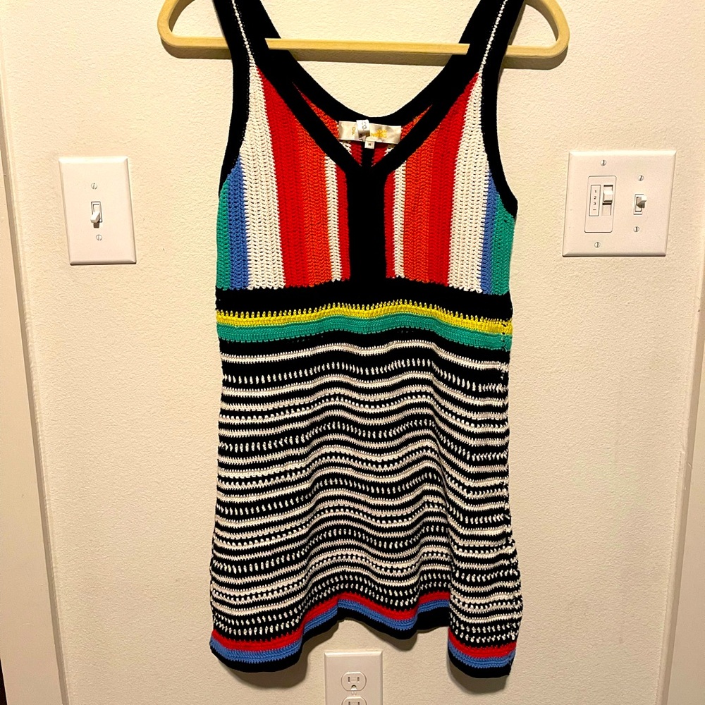 Diane Von Furstenburg Crochet Beach Dress size M